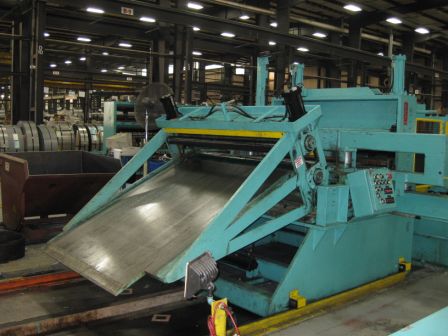 60 x .135 X 55,000# BRANER TURRET HEAD SLITTING LINE