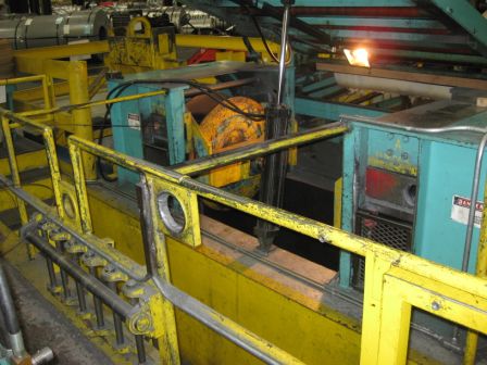 60 x .135 X 55,000# BRANER TURRET HEAD SLITTING LINE