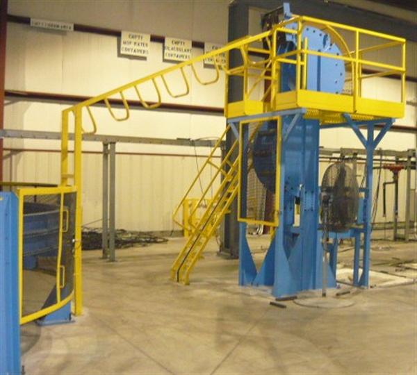 16 STND, TUREK & HELLER RU-35-16 RAFTED ROLL FORMING LINE, 3.5 ARBOR, 20 ROLL