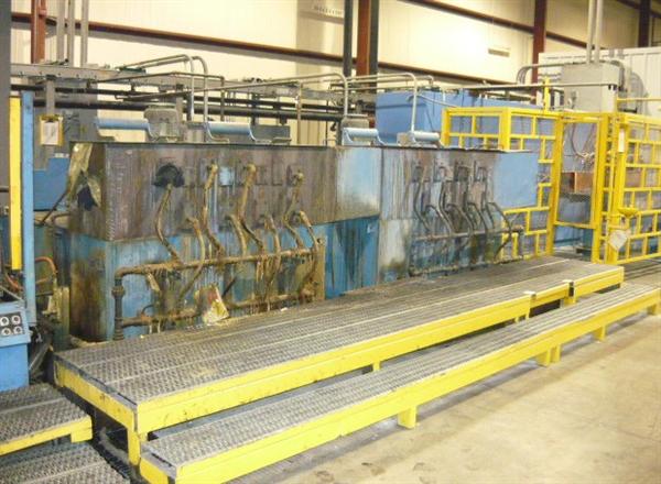 16 STND, TUREK & HELLER RU-35-16 RAFTED ROLL FORMING LINE, 3.5 ARBOR, 20 ROLL