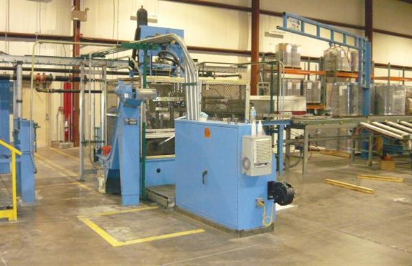 16 STND, TUREK & HELLER RU-35-16 RAFTED ROLL FORMING LINE, 3.5 ARBOR, 20 ROLL