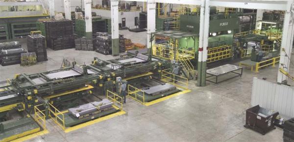 400 Ton Fukui Blanking Press Line