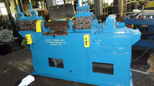 LEWIS MODEL #8-F, WIRE STRAIGHTENING & CUTTING MACHINE