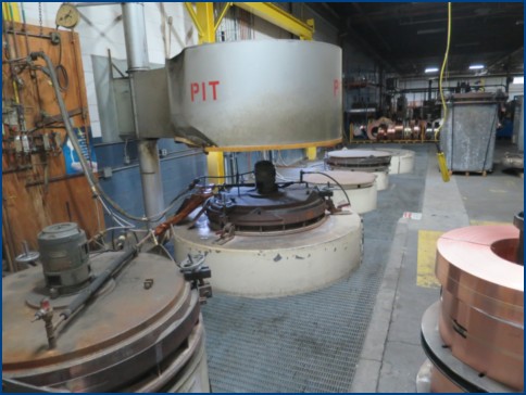 36 H X 42 SM ENGINEERING PIT TYPE BELL ANNEALING FURNACES