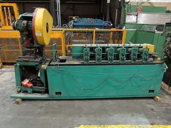 7 STAND X 2 ARBOR CUSTOM ROLL FORMER W/ INLINE PUNCH PRESS