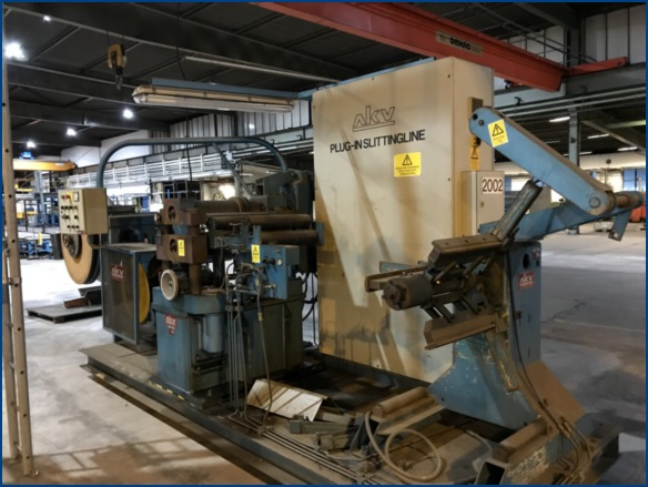15.75 (400MM) AKV PLUG-IN PULL THRU SLITTING LINE