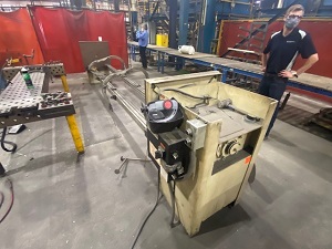 6,000 lbs PANDJIRIS Mdl. HTS-60 HEAD & TAILSTOCK WELDING POSITIONER