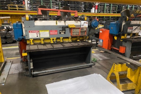 6' X 3/8 CINCINNATI MDL. 2506-R MECHANICAL SHEAR