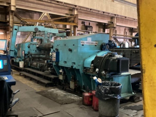 44 (1400mm) x 196.5 (5500mm) World Machinery Works RGC 1400x5000 CNC Roll