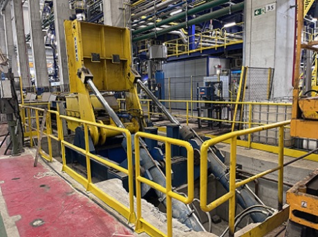 SIEMAG ENTRY AND EXIT COIL WALKING BEAM W/ DOWNENDER AND UPENDER