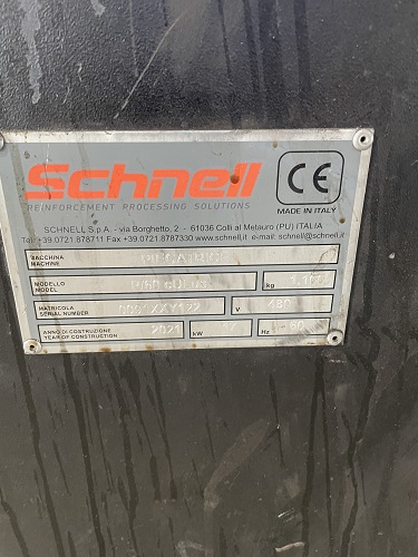 SCHNELL P/60 TABLE BENDER