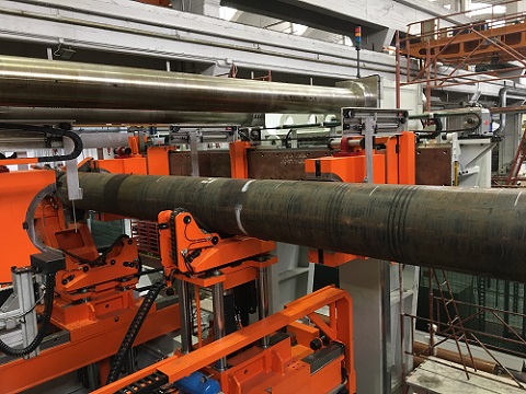 3000 TON GALDABINI MODEL TWIN 3000 AUTOMATIC PIPE STRAIGHTENING MACHINE