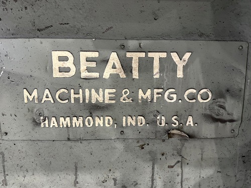 200 TON BEATTY HYDRAULIC BULLDOZER TYPE HORIZONTAL PRESS