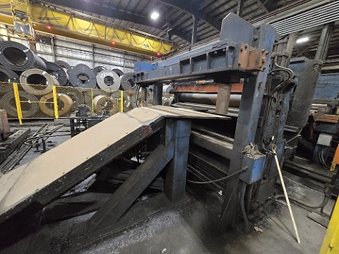 72 x .250 x 80,000# BRADBURY CUT TO LENGTH LINE