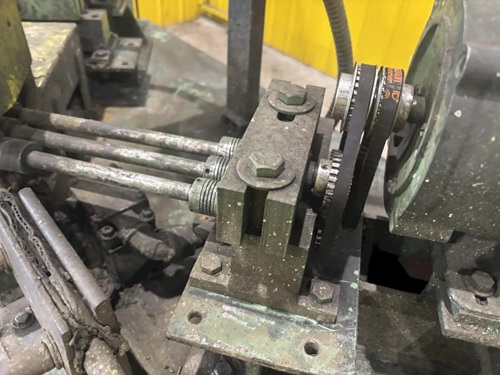 5/16 TURNER MACHINES MODEL #912.5 ROTARY ROLL STRAIGHTENER