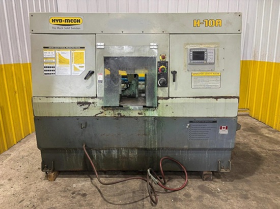 10 X 10 HYD-MECH MODEL #H-10A FULLY AUTOMATIC HORIZONTAL BANDSAW