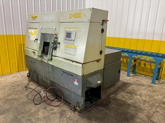 10 X 10 HYD-MECH MODEL #H-10A FULLY AUTOMATIC HORIZONTAL BANDSAW
