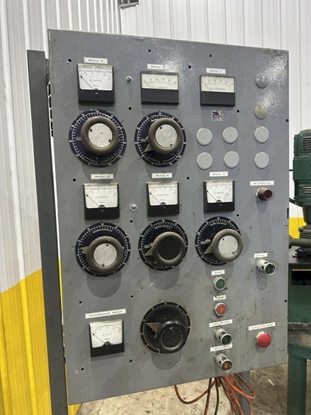 2.250 MACK-HEMP MODEL #924R ROTARY 6-ROLL TUBE & PIPE STRAIGHTENER