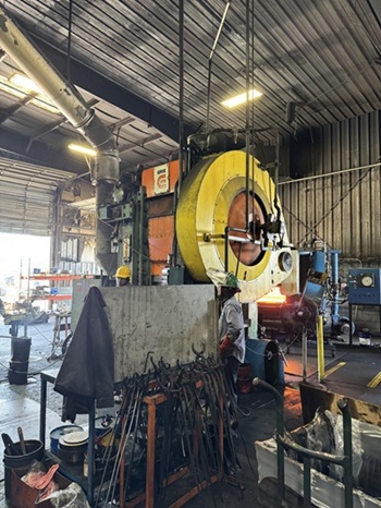 1600 TON, ERIE FORGE PRESS