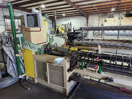 BERGANDI #WVR-500, WIRE FENCE MACHINE