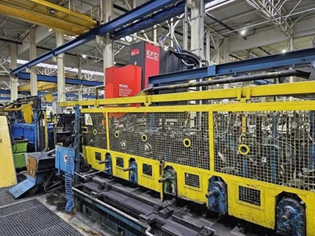 4 x .250 Oto Mill Rafted Tube Mill Line with MAIR Packaging Line