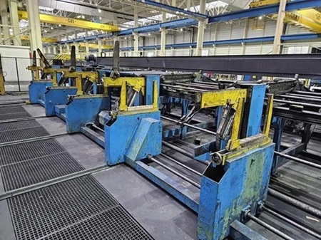 4 x .250 Oto Mill Rafted Tube Mill Line with MAIR Packaging Line