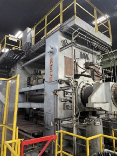 96 x .500 x 90,000# (2489mm x 12.7mm x 45 TON) MECO/BRADBURY TEMPER MILL