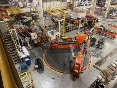 72 x .135 x 65,000# STAMCO SINGLE LOOP SLITTING LINE