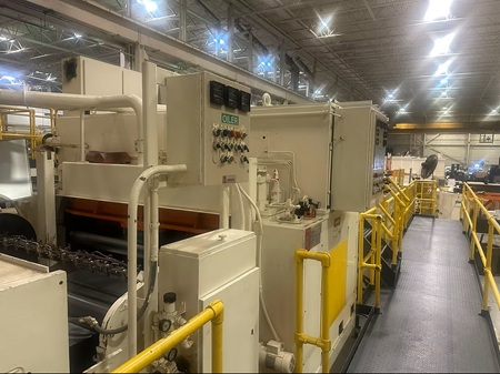 72 x .135 x 75,000#, AUTOMATIC FEED TRAPEZOIDAL CUT TO LENGTH LINE