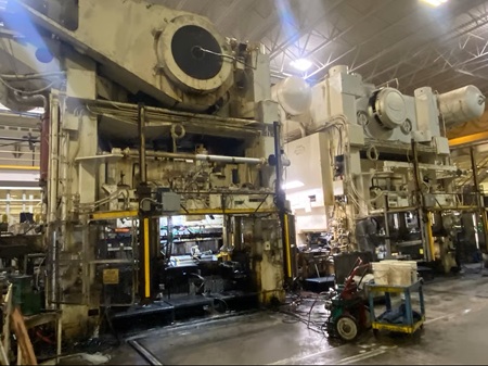 1600 Ton, DANLY #SE4-1600-132-72, TANDEM PRESS LINE