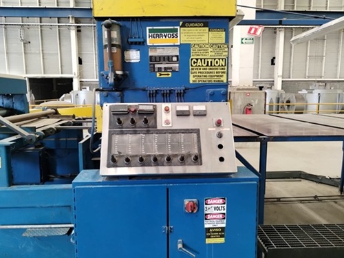 72 x .075 x 40,000# HERR VOSS MULTIBLANKING LINE w/PRECISION LEVELER