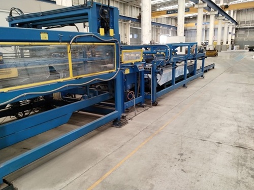 72 x .075 x 40,000# HERR VOSS MULTIBLANKING LINE w/PRECISION LEVELER