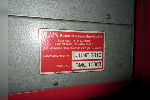 RMS #11 TABLE REBAR BENDER