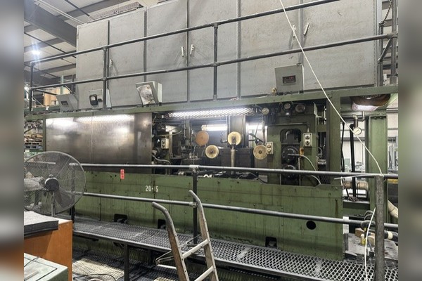 3 STAND 2 HIGH WIRE FLATTENING ROLLING MILL