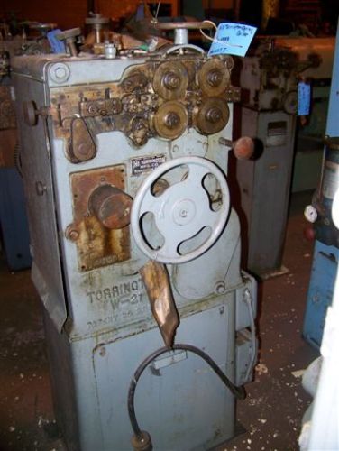 TORRINGTON MODEL #W-21 WIRE SPRING COILING MACHINE